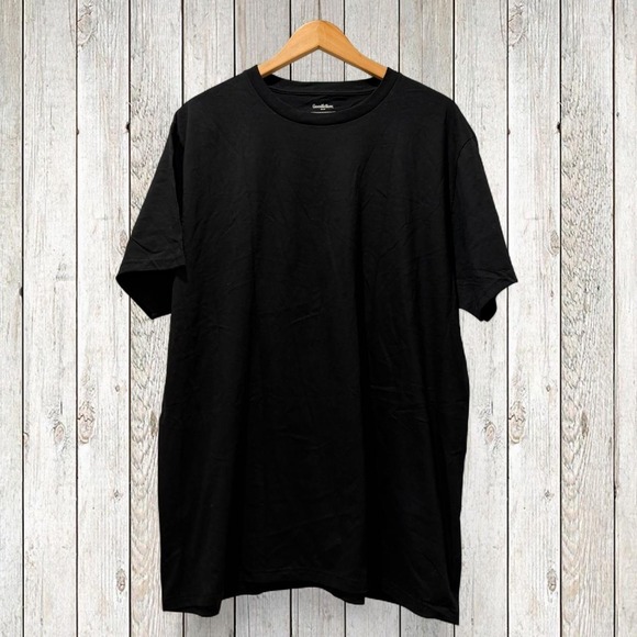Goodfellow & Co Other - Goodfellow & Co Black Crew Neck T-Shirt Men's XXL 100% Cotton Short Sleeve Tee